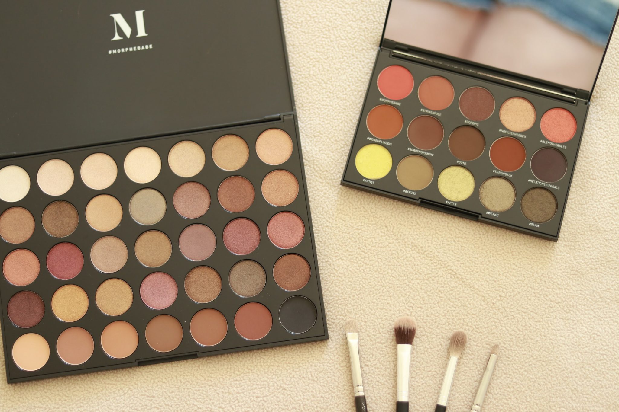 Morphe 35F fall into frost eyeshadow palette review.